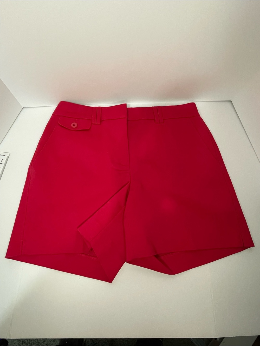 The 5” Shorts Red High-Rise Tailored Shorts